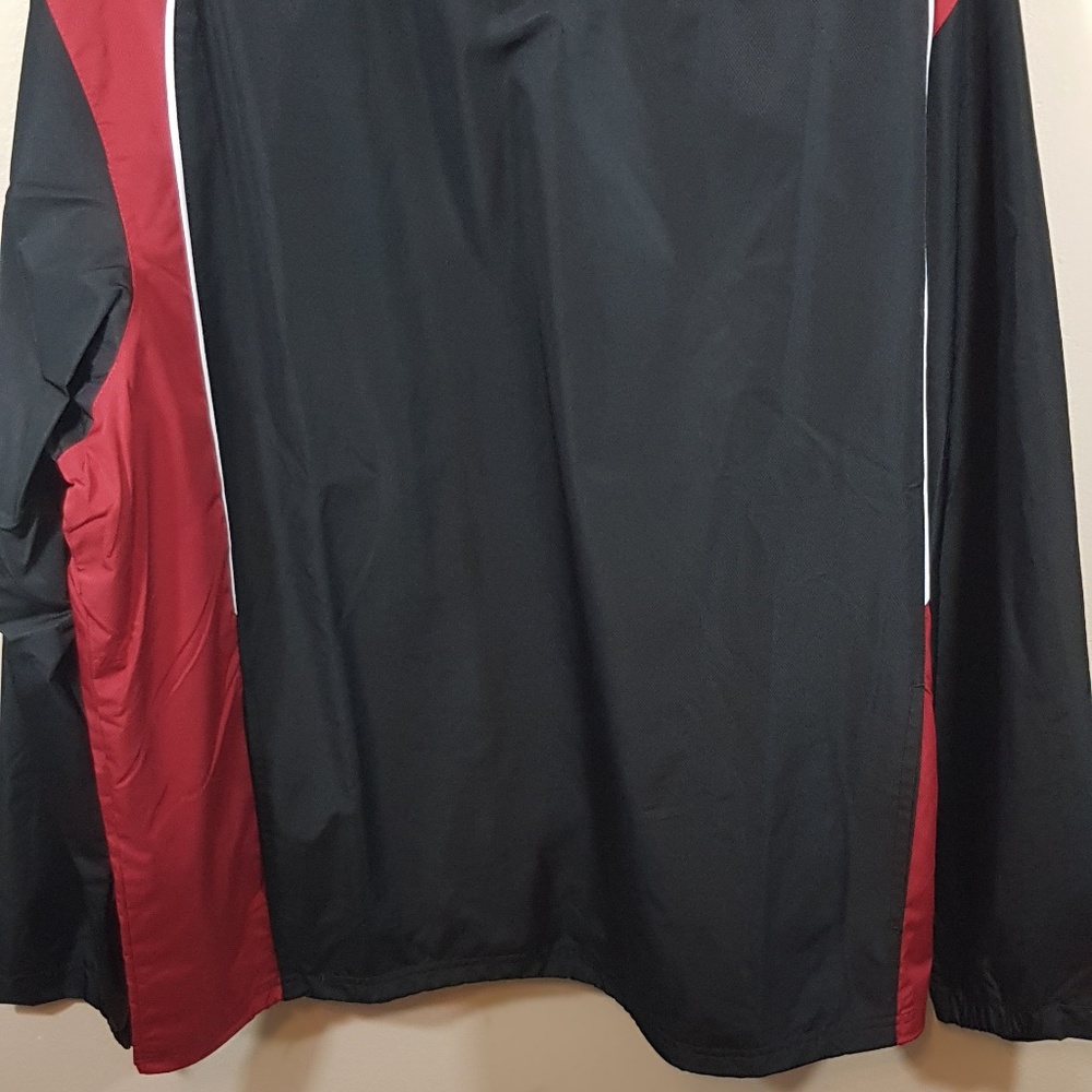MENS LARGE AUGUSTA SPORTWEAR JACKET RED/BLK (198) - Picture 2 of 5